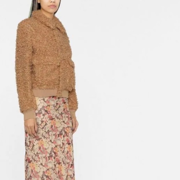 NWT Polo Ralph Lauren High-Pile Curly Fleece Teddy Bomber Jacket size large - Picture 10 of 13